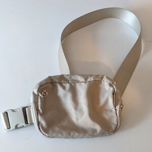 lululemon athletica Cream Belt Bag